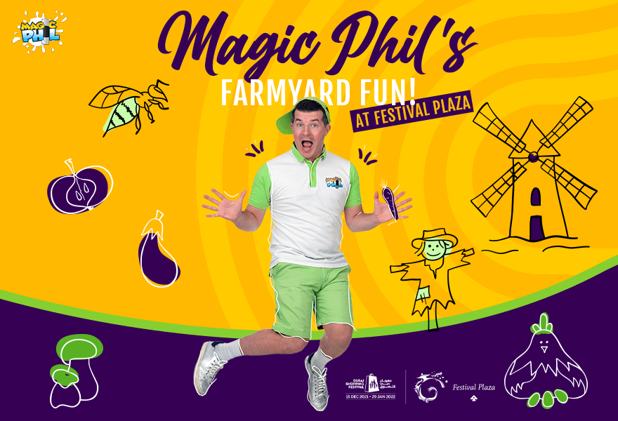Magic Phil’s Farmyard Fun at Festival Plaza!